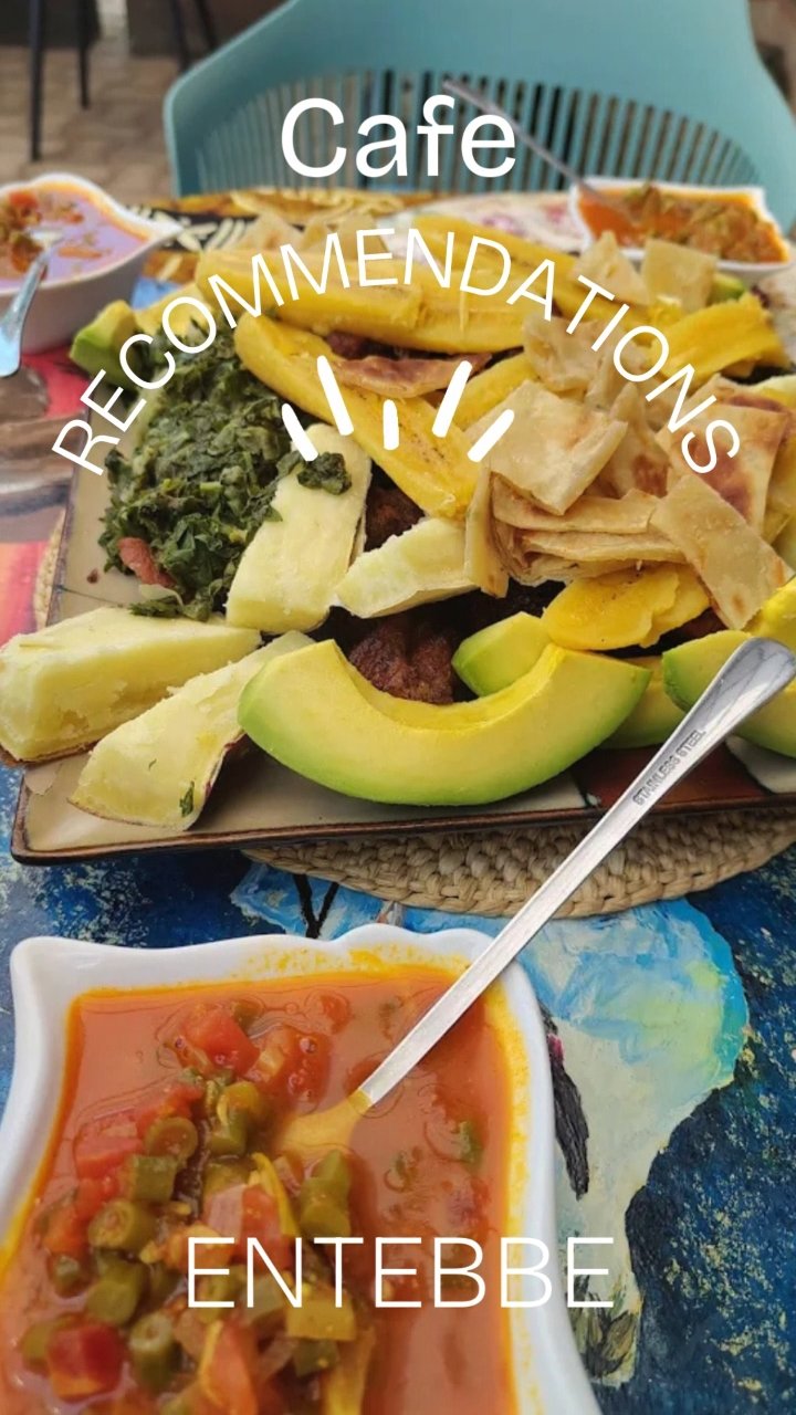 Food spread at Jero Café